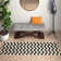 Napoleon Indoor/ Outdoor Black/Neutral Rug