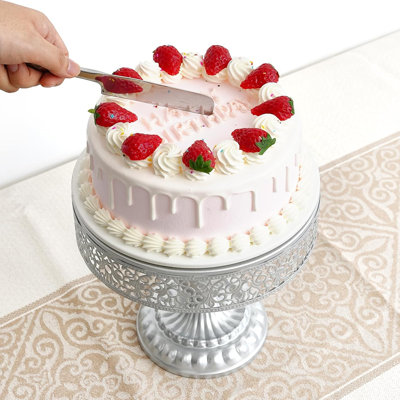 11Pcs Silver Metal Cake Stand Set, Dessert Table Display Trays for Cupcakes & Candy, Treat Holder for Wedding, Birthday and Party