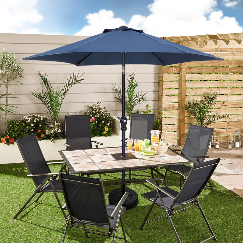 Parasol de marché 90 po, Bleu marine