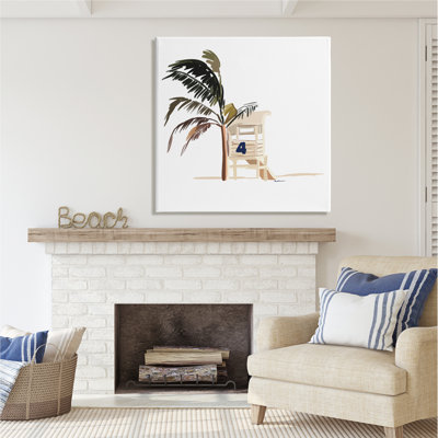 " Minimal Tropical Beach " by Amelia Noyes