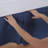 Bed Maker's No Lift Wrap Around Bed Skirt, 14" Drop, King, Navy-372373634-372373646