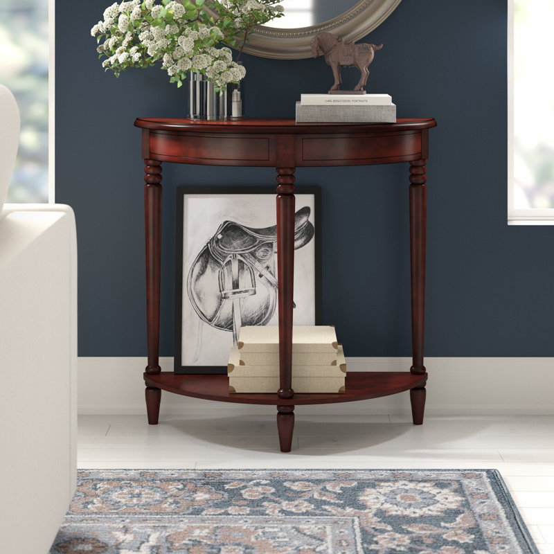 Champetre 31.5'' Solid Wood Console Table, Cherry