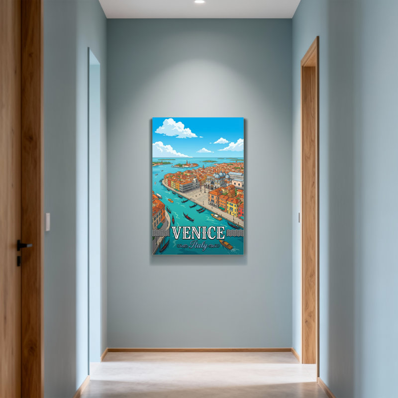 Paysages de paysage urbain et urbain de Venise, H 40 po x l 28 po
