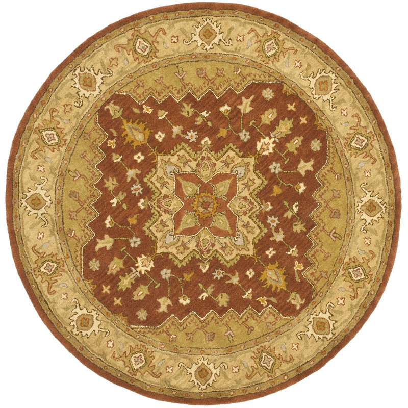 Cranmore Hand Tufted Wool Oriental Rug, Round 6'