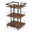 Multi-tier Salon Cart with Universal Wheels and Iron Rail