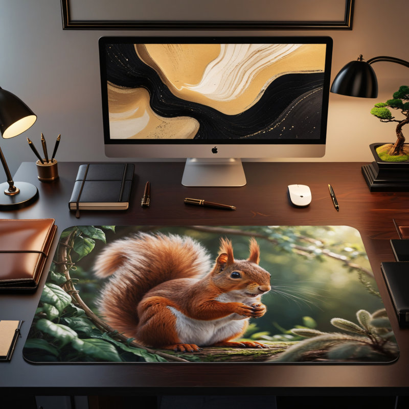 Polyester Desk Pad, 31.5x15.5