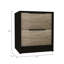 Table de chevet 2 tiroirs Cannon-900454403