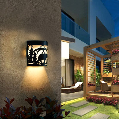 Black Solar Powered Deck Light Pack