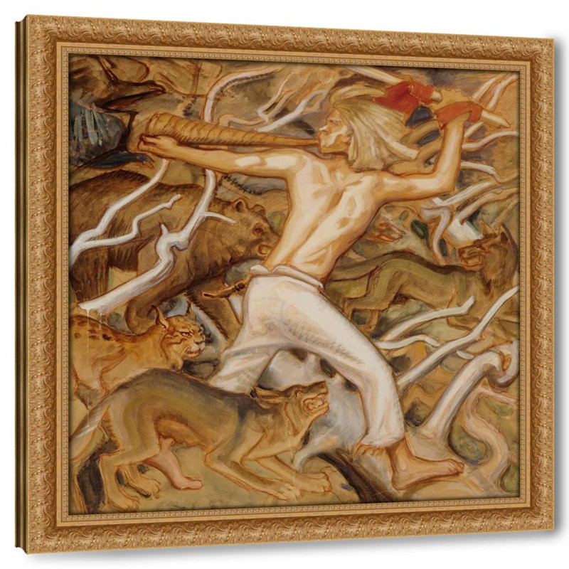Kullervo garde ses troupeaux sauvages (1917), H 26 po x l 32 po
