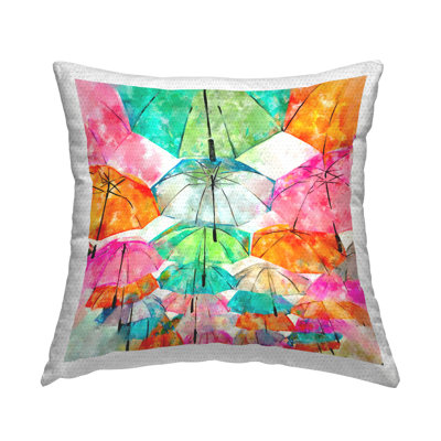 Abstract Outdoor Throw Pillow