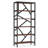 5-tier metal frame Huizenga with open shelves