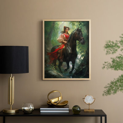 Reproduction encadrée WOMEN Series CDXCV - bois massif