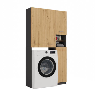 Narla MDF Wood Laundry Room Organiser