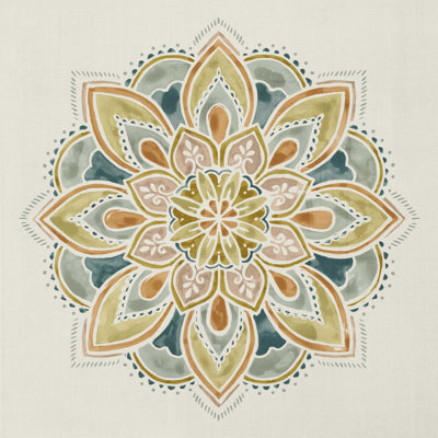 «Summer Mandala IV» par Victoria Borges - impression sur toile tendue