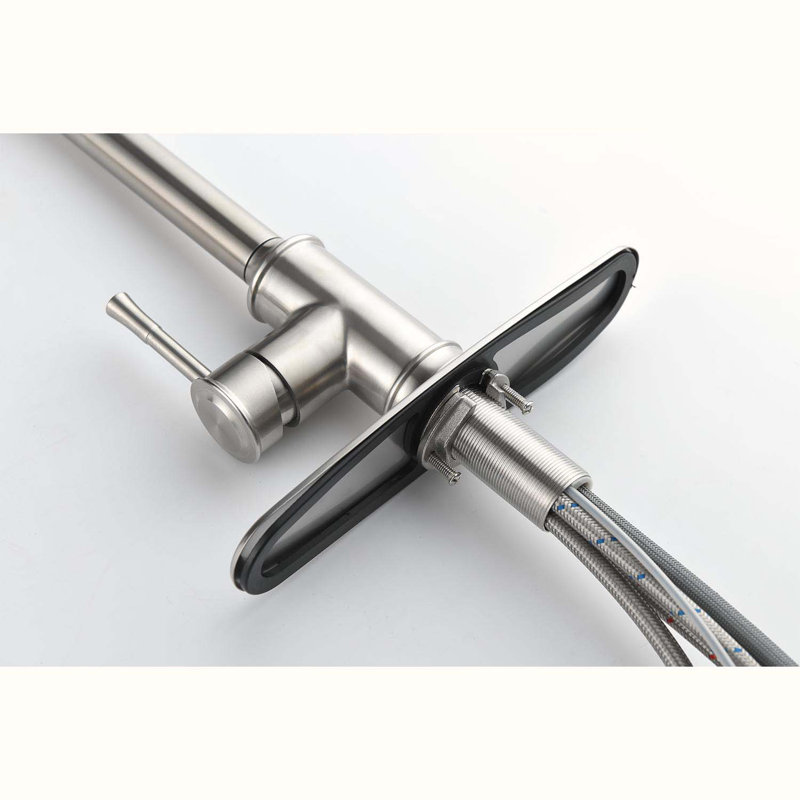 HOOSENG Pull Down Touch Kitchen Faucet, Brushed Nickel