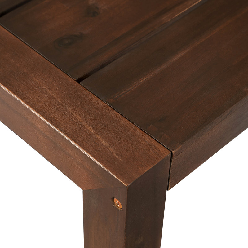 Ensemble de bar de patio rustique 5 pièces, ensemble de table de patio et chaises avec chaises ergonomiques, plateau de table à lattes en bois massif pour bord de piscine, balcon, cour arrière, porche