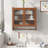 Vintage Wall Cabinet with Three Tiers of Storage with Towel Rack, for Bathroom, Kitchen,Dining Room-114367391