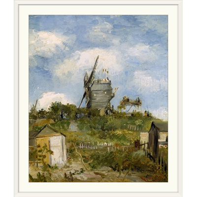 «Le Moulin de Blute-Fin, Montmartre, 1886» par Vincent Van Gogh - reproduction