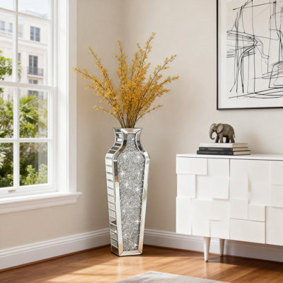 Vase de plancher en cristal