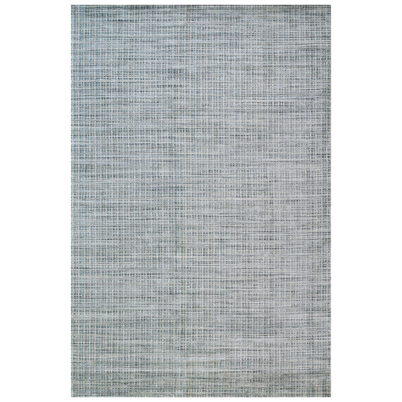 Hand Knotted Area Rug in Light Blue/Beige