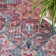 Machine Washable Oriental Blue/Brick Red Area Rug