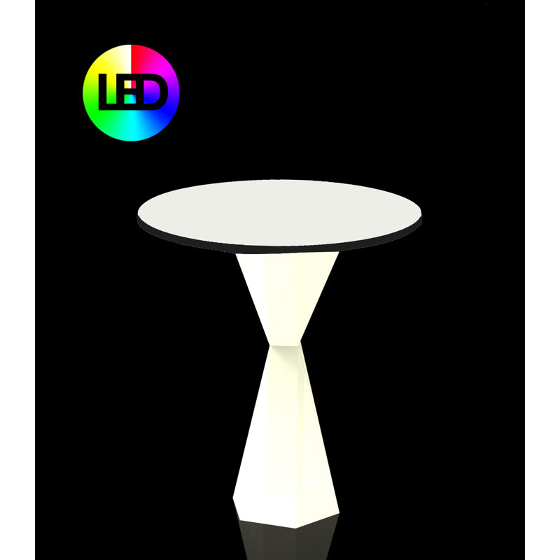 Vertex Plastic Dining Table, 27.25"