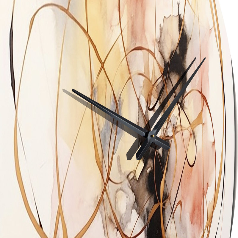 Horloge murale Hypnotic Tension Vintage Watercolor I, Petit