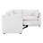 4PC Super Wide Modular Power Sectional-White-1820905963