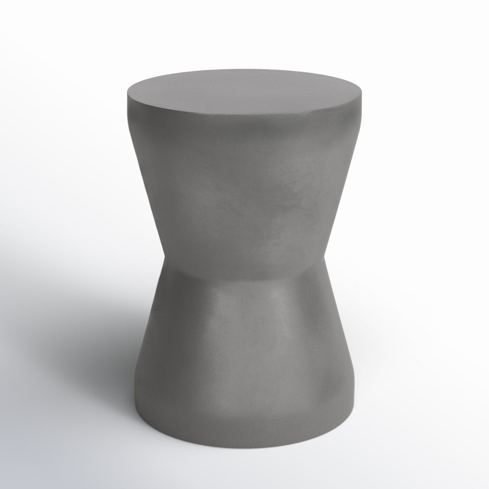 Zenni 12" Patio Side Table, Dark Gray