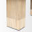 Jurine Mango Wood + Travertine Dining Table-99238348