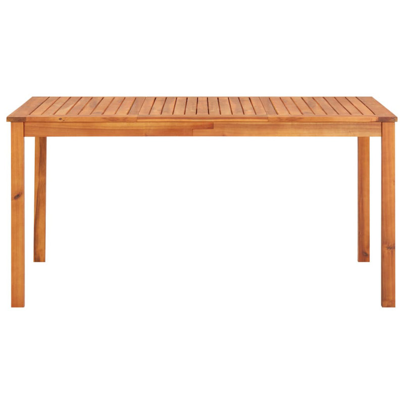 Abell Rectangular Outdoor Dining Table With Umbrella Hole , cm W cm D, 74cm H x 90cm W x 150cm D