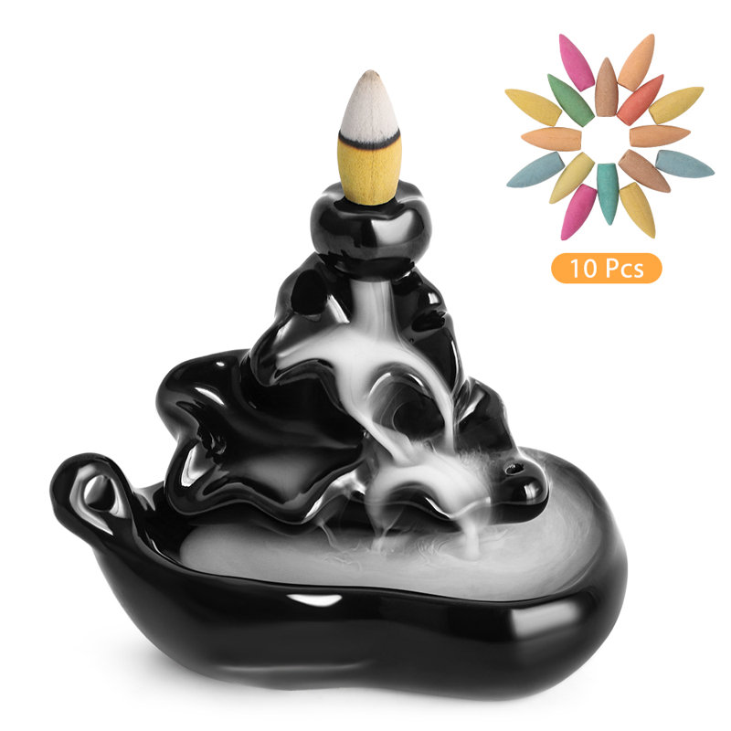 Brûleur d'encens Aigris Waterfall Lotus Cone