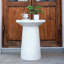 Table d'appoint durable MGO Terrazzo, pour une utilisation intérieure et extérieure avec élégance moderne