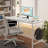 47.2” Computer Desk For Home Office - Study Writing Desk With Storage, Side Hooks & Adjustable Feet-1144443927-1144443934-1144443921