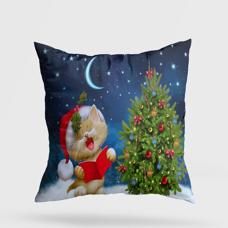Coussin lavable de qualité supérieure, 17,0 x 17,0 pouces, 50% coton / 50% polyester, rembourrage en silicone, fermeture à glissière dissimulée | Doux, confortable et repassable | Parfait pour la décoration intérieure, le salon et la chambre à cou