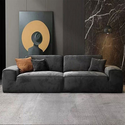 Coussin gris modulaire 100% polyester