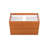 Modway 36" Wall Mounted Single Bathroom Vanity Base Only in Orange