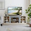 Meuble télé 70,12 po avec faux pierre, console multimédia moderne pour le divertissement à domicile-1018349672