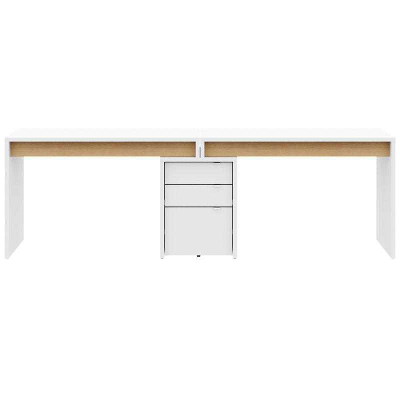 Ensemble de bureau d'écriture Second Avenue, Blanc