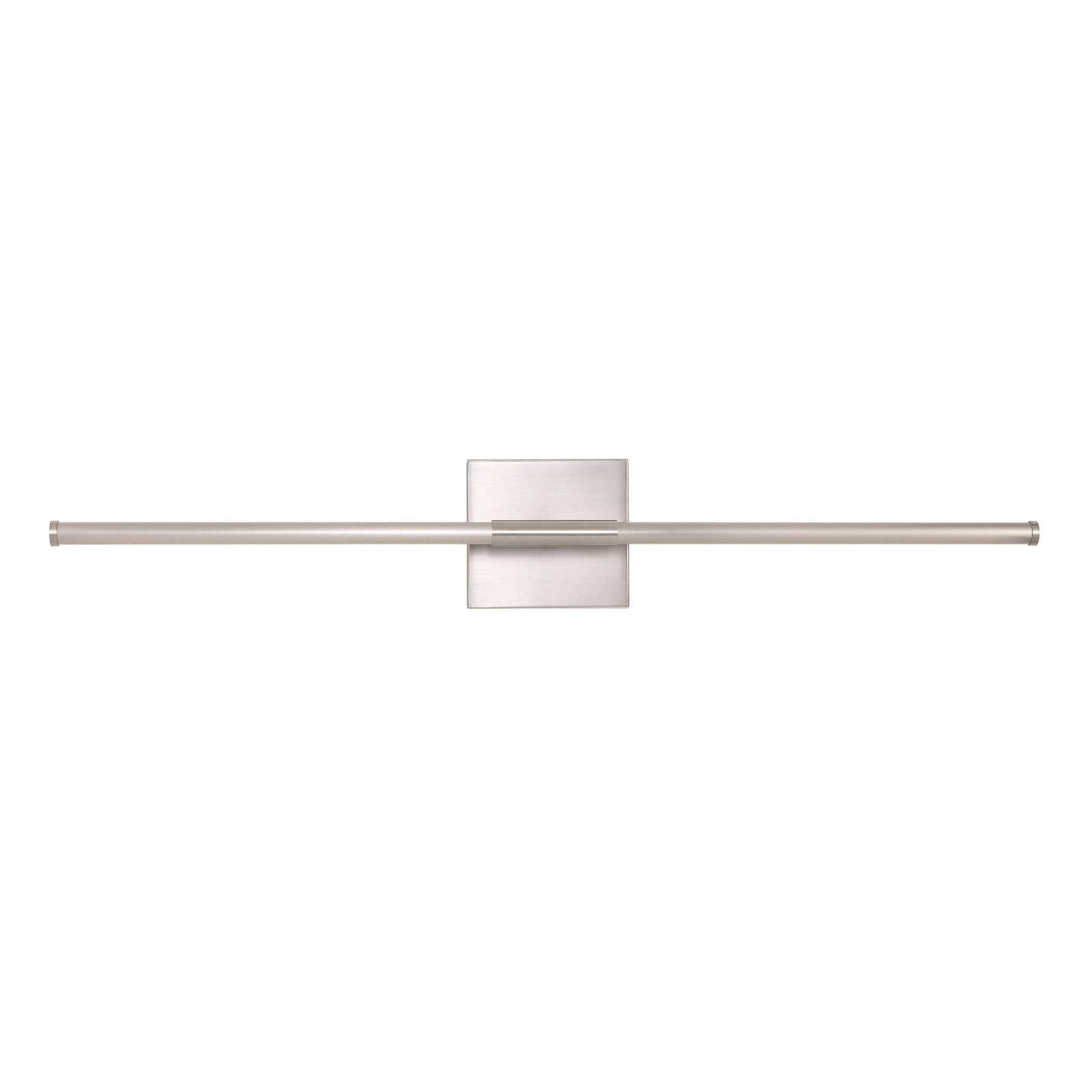 Gallatin Single Light Dimmable LED Armed Sconce, Nickel