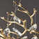 14-Light 39" Dimmable Tree Branches Crystal Linear Chandelier