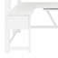 Lit mezzanine en bois moderne avec bureau, tablettes, DEL et station de charge-129234272