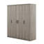 Armoire-penderie 4 portes avec tablettes-360173054-371981732