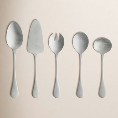 Antigo 5 Piece Stainless Steel Hostess Set