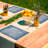Polyester Abstract Rectangle Placemat