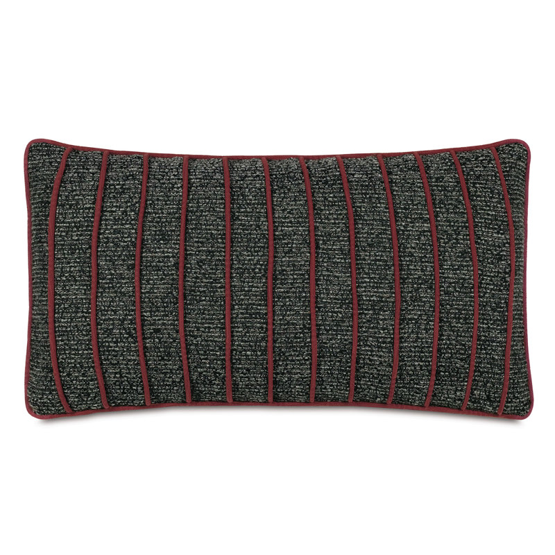 Lennox Embroidered Reversible Throw Pillow