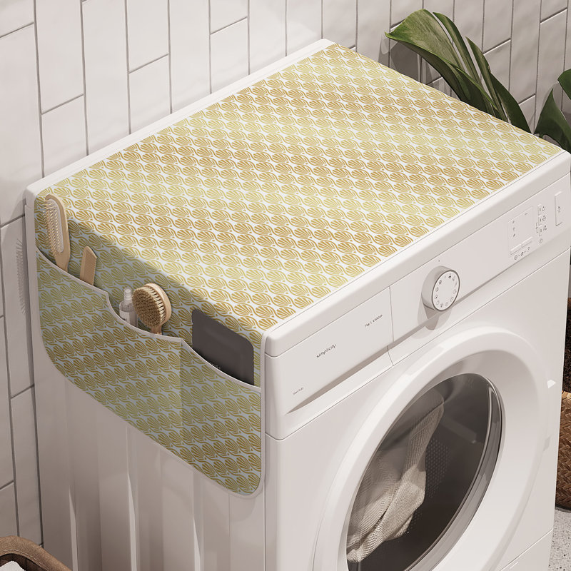 East Urban Home Abstract Washing Machine Organizer Pack of 2 47" x 18.5"