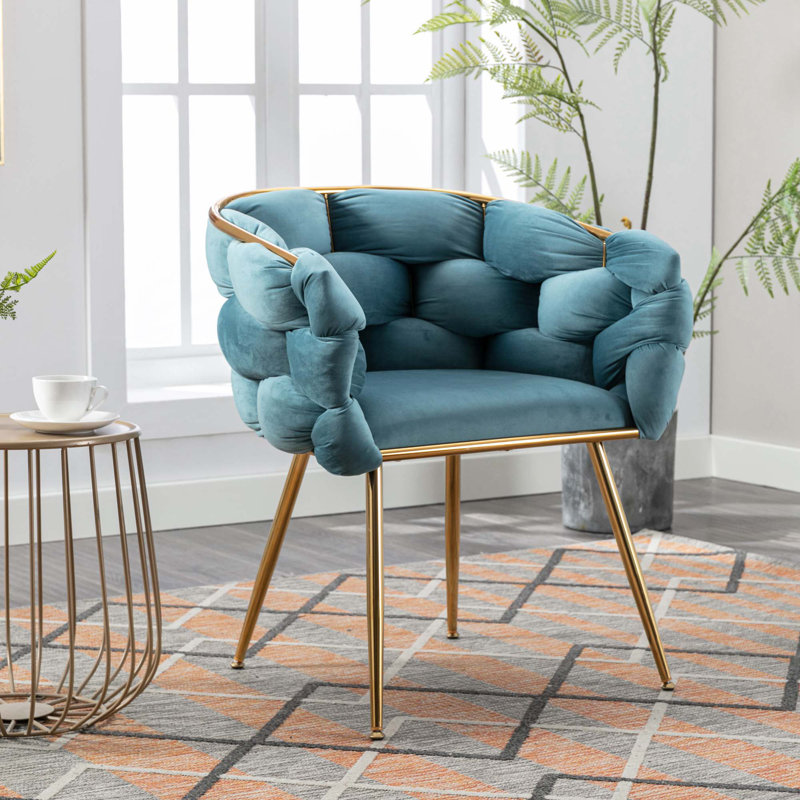 Chaise de salle à manger Dormody, Bleu, 1