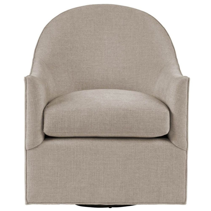 Helmsford Roscoe Swivel Chair, Lingo Oatmeal