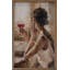 Dame sirotant du vin-1064186527